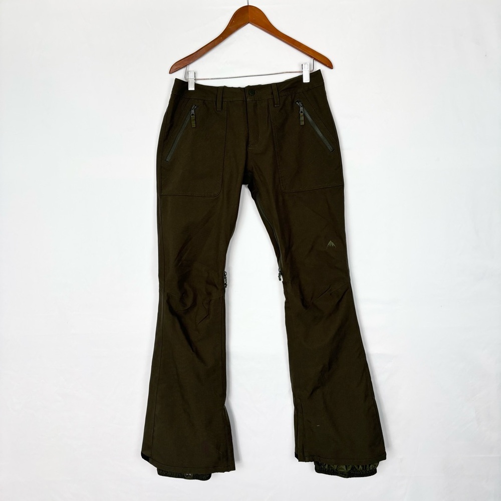 Burton Womens Vida Pant Martini Olive Size M Snow Ski Flare